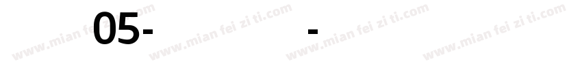 RecoletaW05-SemiBold Regular字体转换